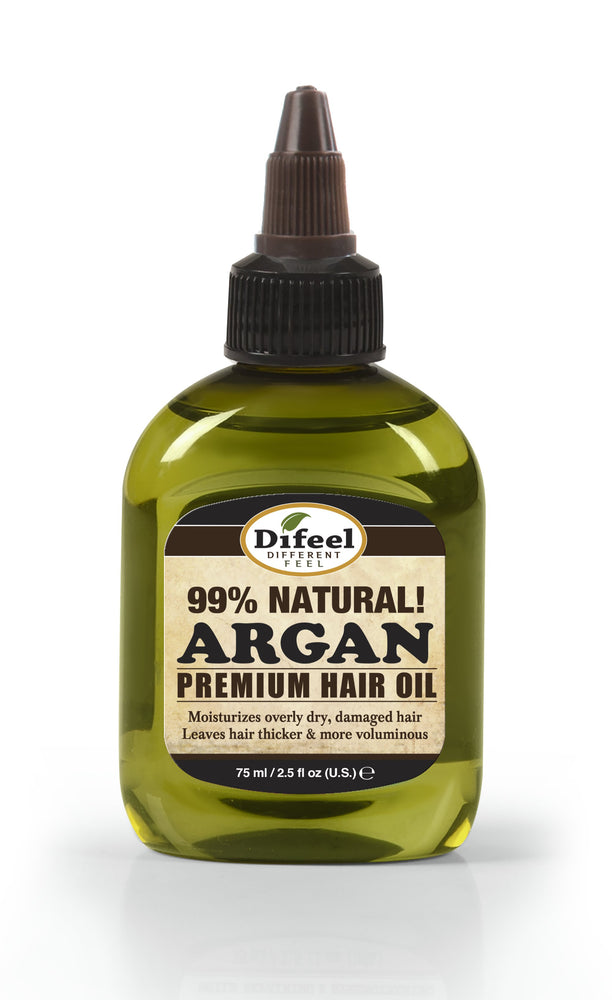 Difeel Premium Natural Hair Oil -  Argan Oil 2.5 oz.