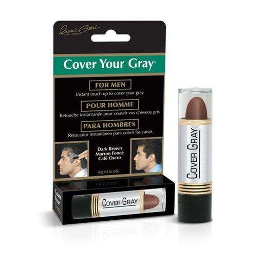 Cover Your Gray for Men Hair Color Touch-up Stick - Dark Brown (3-PACK)