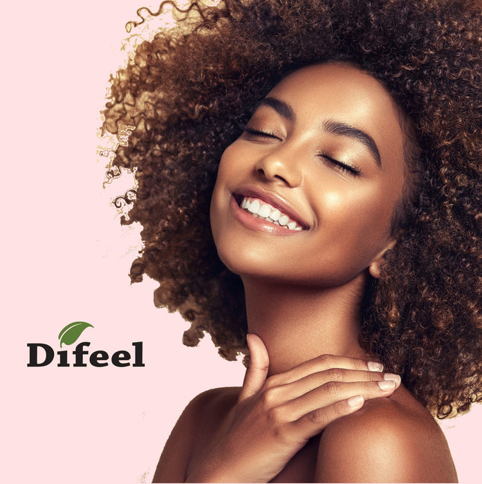 Difeel 99% Natural Hair Care Solutions Anti-frizz Hair Oil 7.1 oz. (PACK OF 4)