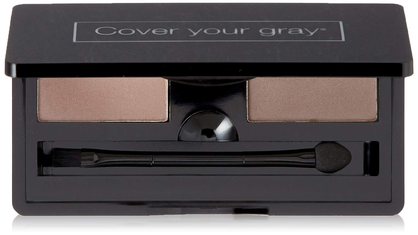 Cover Your Gray Fill-in Powder PRO, Bald Spot Cover - Medium Brown / Dark Brown