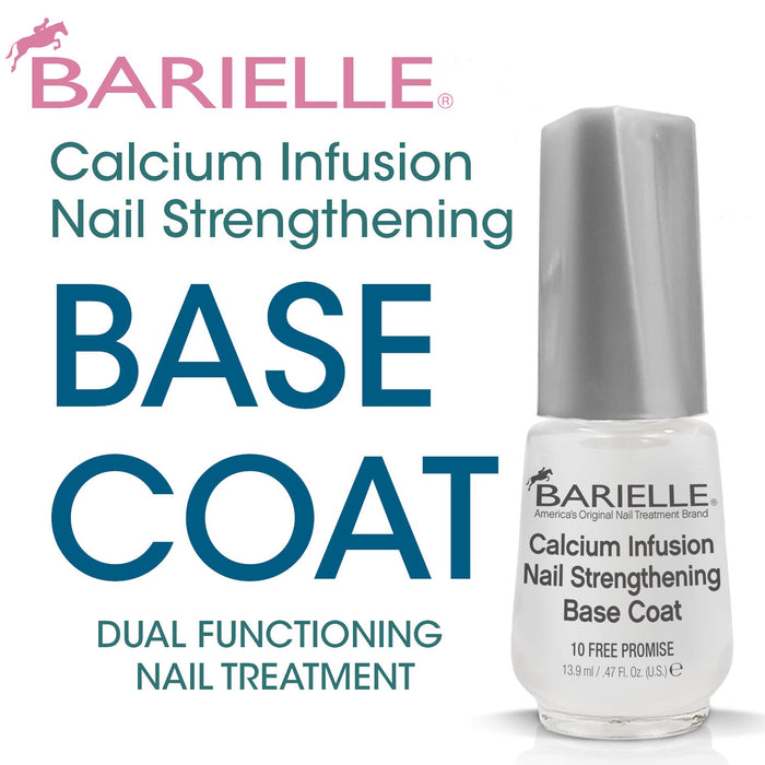 Amazon.com : BARIELLE Calcium Infusion Nail Strengthening Base Coat .47 oz.  : Beauty & Personal Care