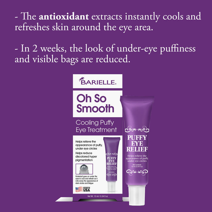 Barielle Oh So Smooth Cooling Puffy Eye Treatment .34 oz. - Barielle - America's Original Nail Treatment Brand