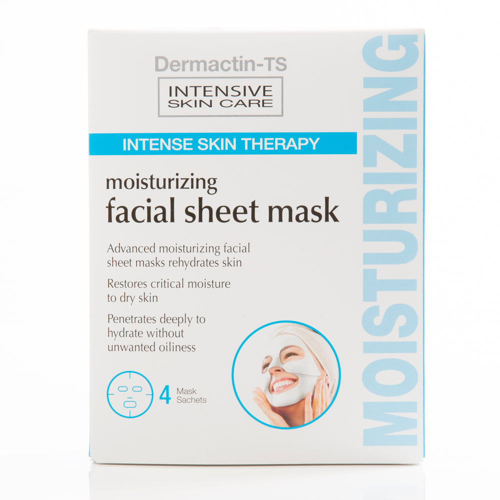Dermactin-TS Facial Moisturizing Sheet Mask 4CT 2PK