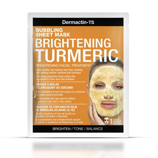 Dermactin-TS Brightening Turmeric Bubbling Sheet Mask