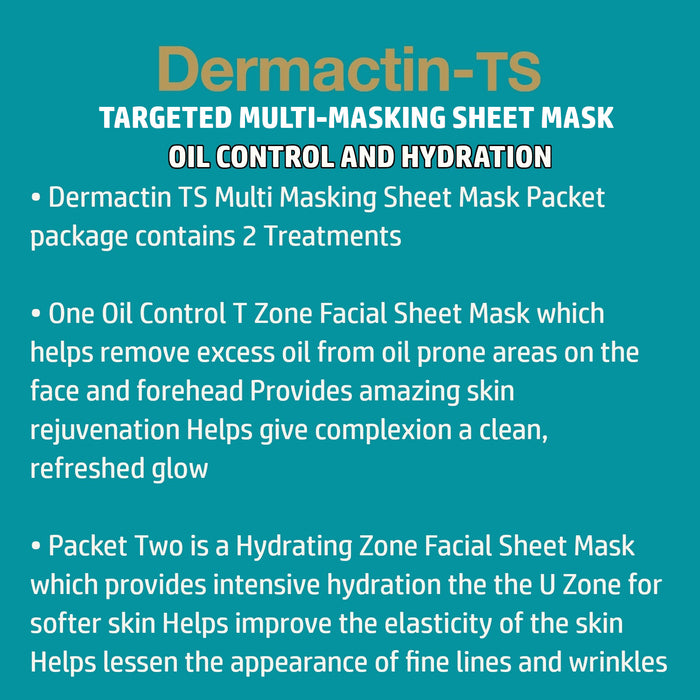 Dermactin-TS Multi-masking Oil Control/Hydrating Sheet Mask