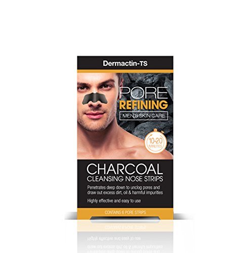 Dermactin-TS Men's Pore Refining Charcoal Nose Strips 6CT 6PK