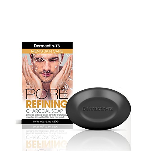 Dermactin-TS Men's Pore Refining Charcoal Soap 3.5oz 6PK