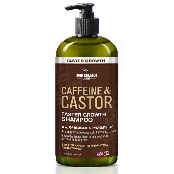 Hair Chemist Caffeine and Castor Faster Growth Shampoo 33.8 oz.