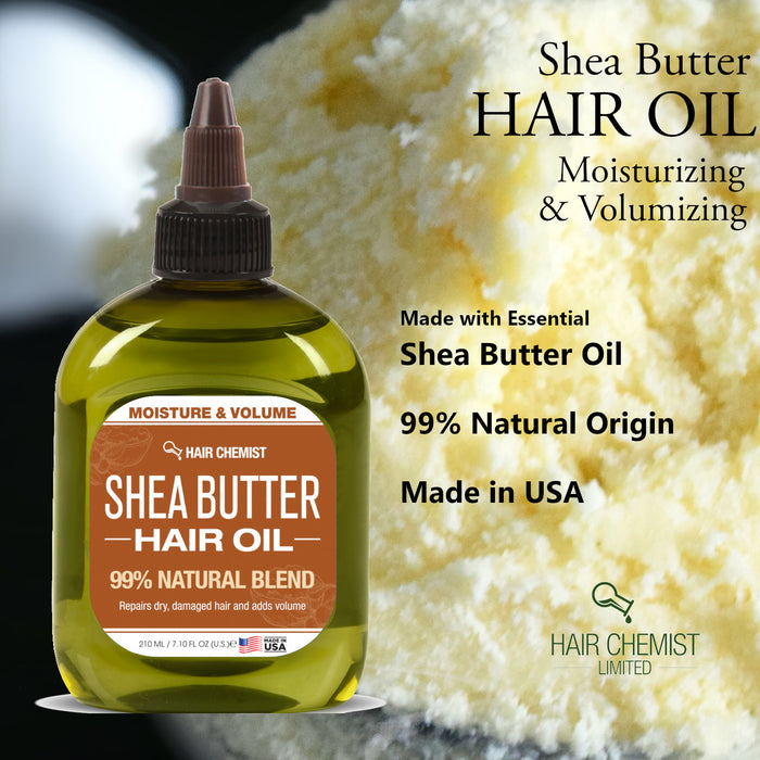 Hair Chemist 99% Natural Hair Oil - Shea Butter 7.1 oz.