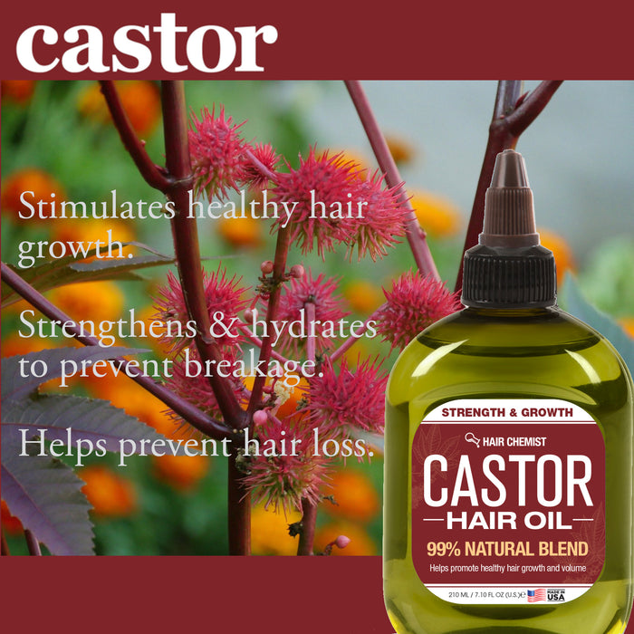Hair Chemist Natural Castor Hair Oil 7.1 oz.