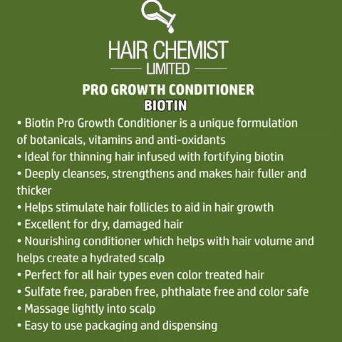 Hair Chemist Biotin Pro-Growth Conditioner 33.8 oz.