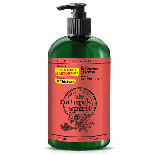 Natures Spirit Pro-Growth Castor Oil Shampoo 12 oz.