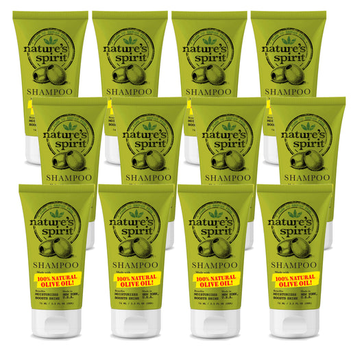 Nature's Spirit 100% Natural Olive Oil Shampoo 2.5 (PACK OF 12) Bulk Lot