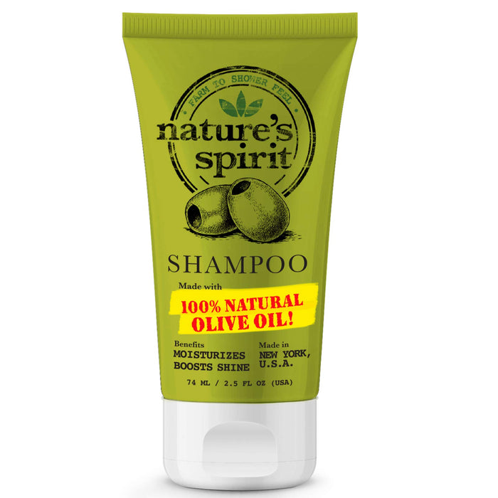 Nature's Spirit 100% Natural Olive Oil Shampoo 2.5 (PACK OF 12) Bulk Lot