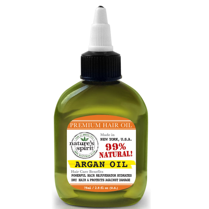 Natures Spirit Premium Hair Oil - Argan 2.5 oz.