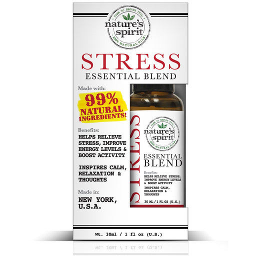 Natures Spirit 100% Natural Essential Oil Blends - Stress 1 oz.