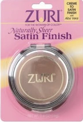 Zuri Naturally Sheer Satin Finish Pressed Powder - Sable