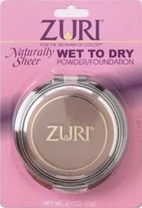 Zuri Naturally Sheer Pressed Powder - Wet To Dry - Caribbean Creme