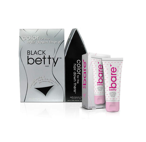 Black Betty - Color for the Hair Down There Kit w/ BettyBare Hair Remover Cream