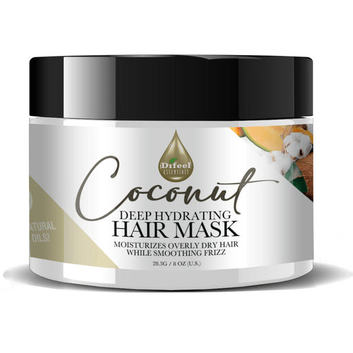 Difeel Essentials Hydrating Coconut Hair Mask 8 oz.