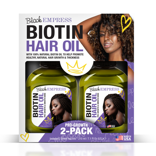 Black Empress Biotin Hair Oil 2.5 oz. - 2-PACK GIFT BOX