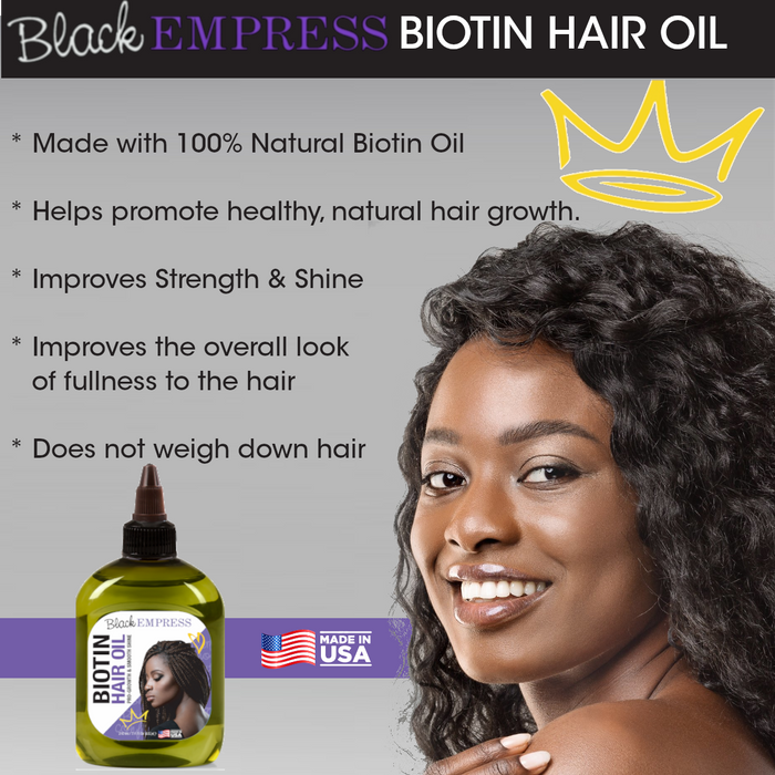 Black Empress Biotin Hair Oil 2.5 oz. - 2-PACK GIFT BOX