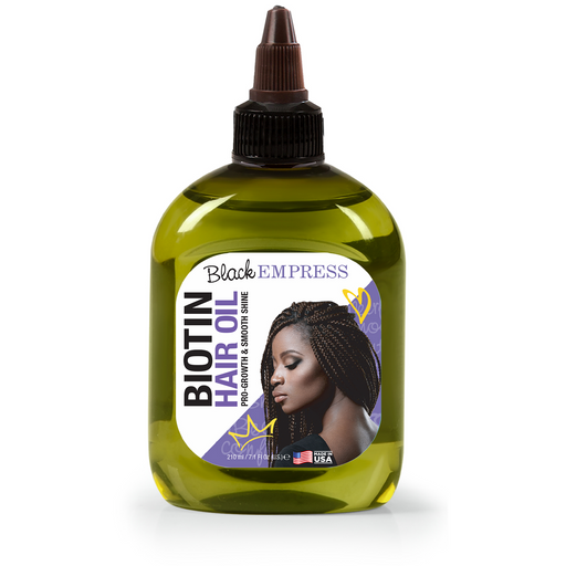 Black Empress Biotin Hair Oil 7.1 oz. - Smooth & Shine Pro-Growth Hair Oil