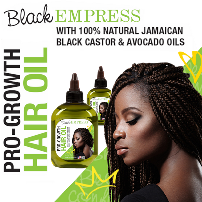 Black Empress ProGrowth Jamaican Black Castor Hair Oil 2.5 oz. 2-PACK GIFT BOX