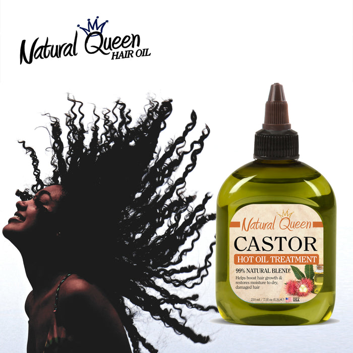 Natural Queen Castor Hot Oil Treatment 7.1 oz.