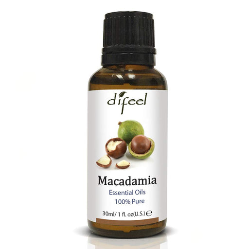Difeel Essential Oil 100% Pure Macadamia Oil w/Antioxidants 1 oz 6PK