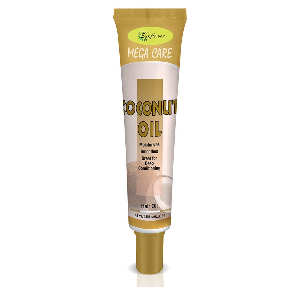 Difeel Mega Care Hair Oil-Coconut Oil1.4oz 2PK