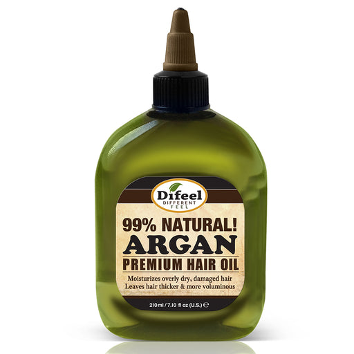 Difeel Premium Natural Hair Oil- Argan Oil 7.1 oz 2PK