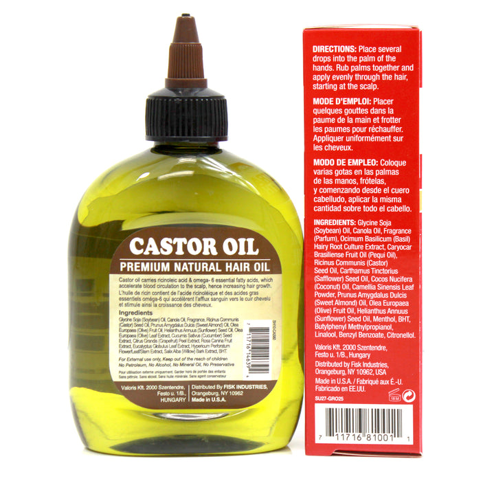 Difeel Castor Oil Pro-Growth Hair Oil Collection 2-PC Set