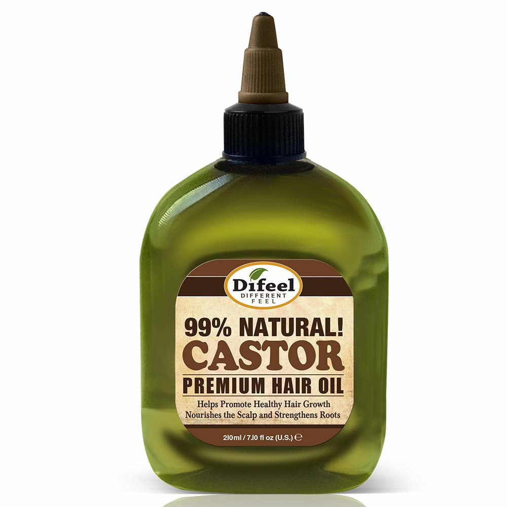 Difeel Premium Natural Castor Hair Oil 7.1oz 6PK- Nourishes Scalp & Roots