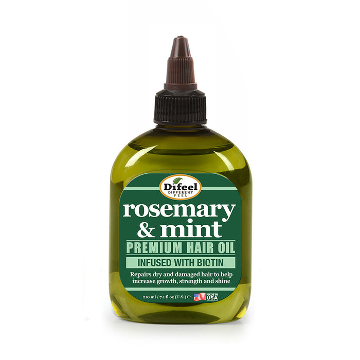 Difeel Rosemary and Mint Premium Hair Oil with Biotin 7.1 oz.