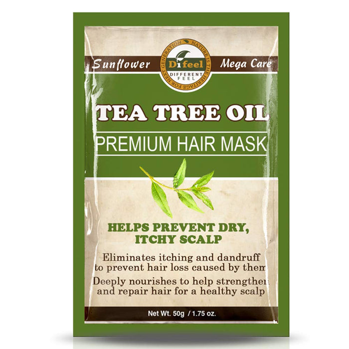 Difeel Premium Hair Mask- Tea Tree Oil 1.75oz 6PK