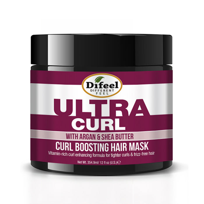 Difeel Ultra Curl with Argan & Shea Butter - Curl Boosting Hair Mask 12 oz.