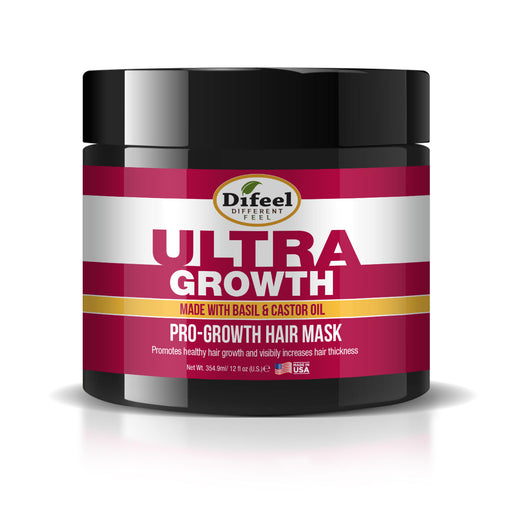 Difeel Ultra Growth Basil & Castor Oil Pro Growth Hair Mask 12 oz.