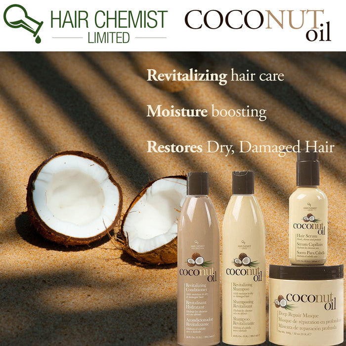 Hair Chemist Coconut Oil Shampoo, Conditioner & Hair Mask 3-PC Set