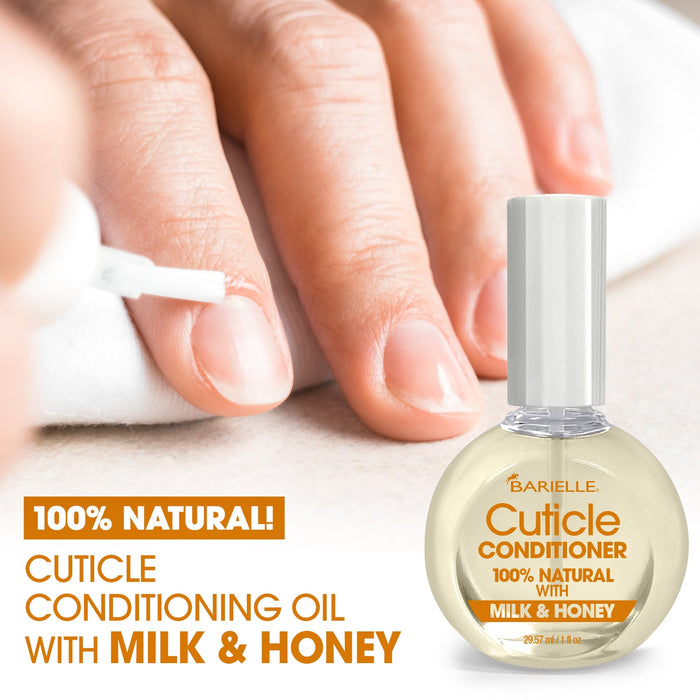 Barielle 100% Natural Cuticle Conditioner with Milk & Honey 1 oz. - Barielle - America's Original Nail Treatment Brand