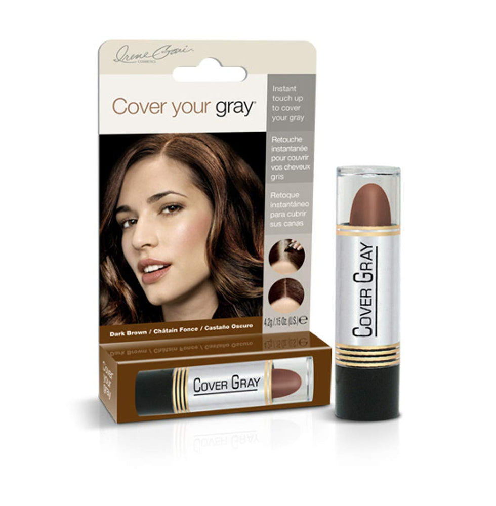 Cover Your Gray Hair Color Touch Up Stick - Dark Brown (Pack of 6)