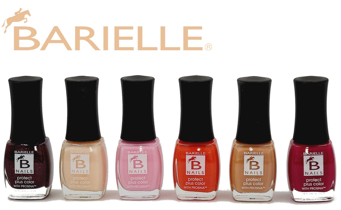 Barielle 6-PC Painters Pallet Protect+ Nail Polish Set- Reds, Pinks and Nude Nail Colors - Barielle - America's Original Nail Treatment Brand
