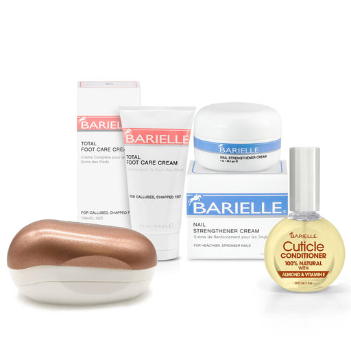 Barielle Tips to Toes Collection: 4-PC Foot Care & Nail Care Collection - Barielle - America's Original Nail Treatment Brand