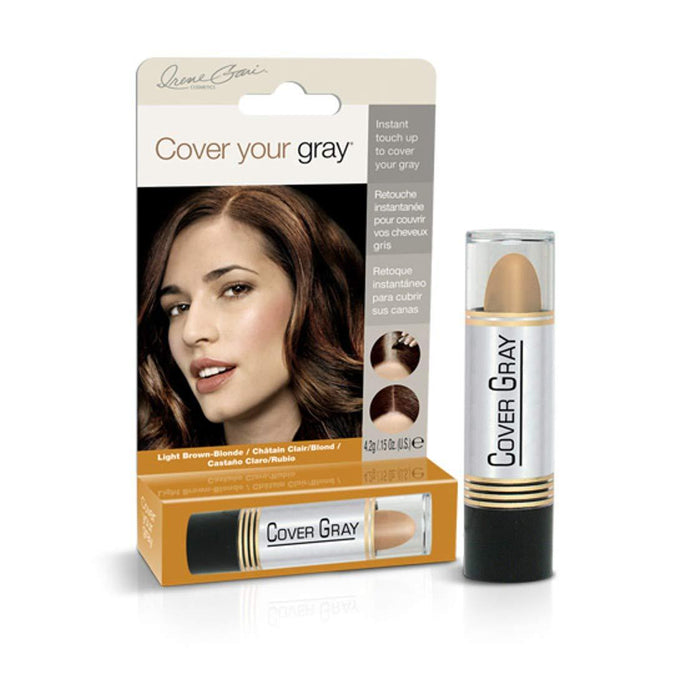 Cover Your Gray Touch Up Stick - Light Brown .25 oz. (2-PACK)