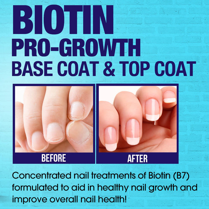 Barielle Biotin Pro-Growth Base Coat & Top Coat 2-PC Set - Barielle - America's Original Nail Treatment Brand