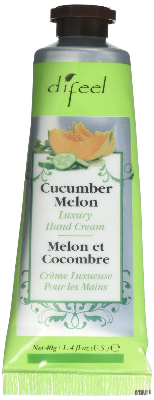 Difeel Luxury Moisturizing Hand Cream - Cucumber Melon 1.4 oz. (12-Pack)