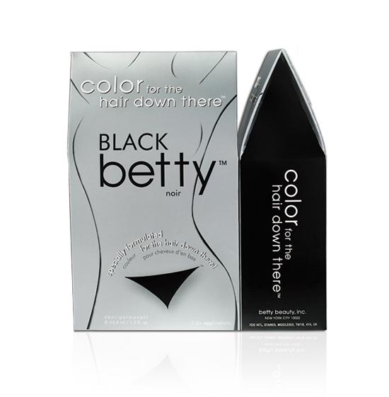 Betty Beauty Black Betty - Color For The Hair Down There Hair Coloring Kit