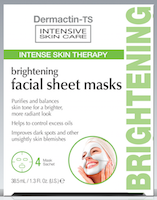 Dermactin-TS Brightening Facial  Sheet Mask 4-Count