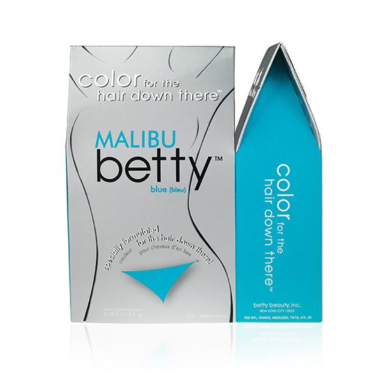 Betty Beauty Malibu (Aqua Blue) Betty - Color For The Hair Down There Hair Coloring Kit