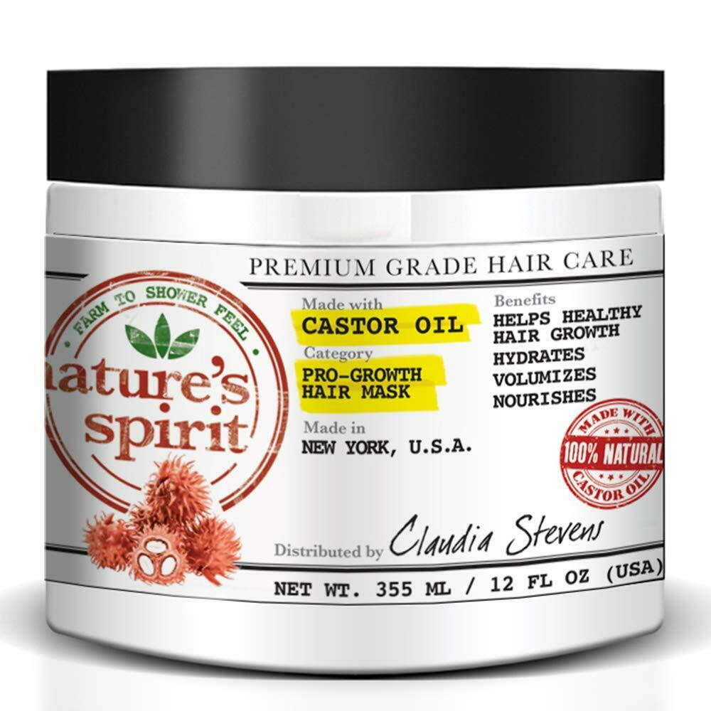 Nature's Spirit Castor Oil Hair Mask 12 oz. (2-PACK)